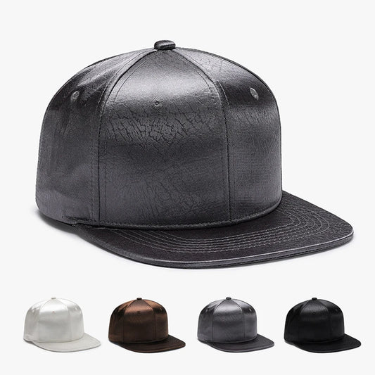 Unisex Solid Color Adjustable Outdoor Hip-Hop Snapback Cap