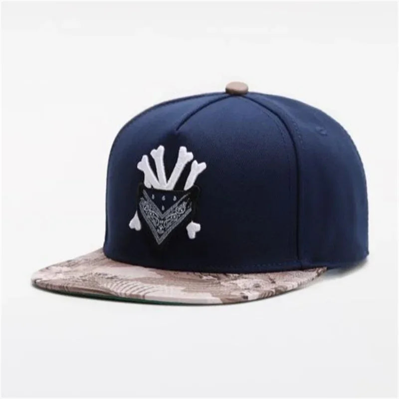 Digital Embroidered Luxury Unisex Hip-Hop Snapback Cap