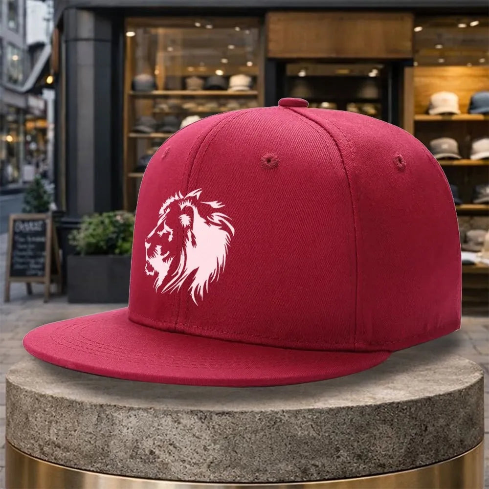 Lion Profile Snapback Cap