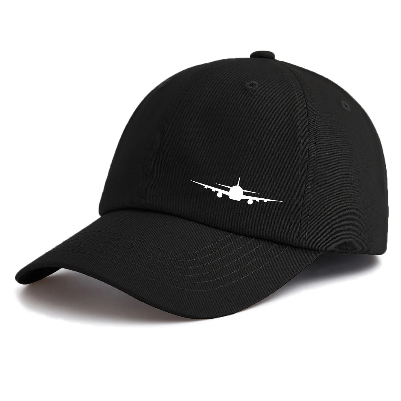 1pc Airplane Print Baseball Cap For Adults