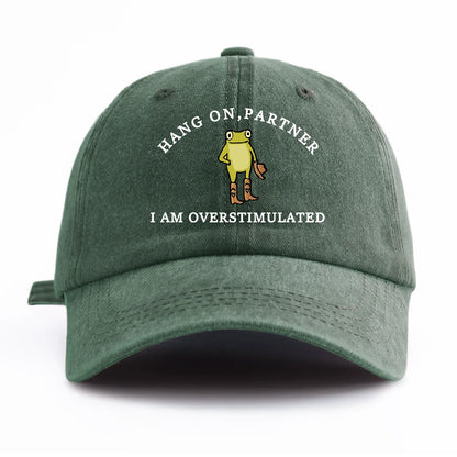 Cowboy Frog Meme Baseball Cap