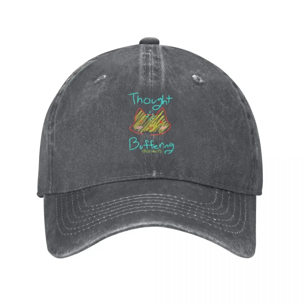 Thought Buffering Anime Graphic Baseball Cap