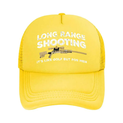 Long Range Shooting Mesh Baseball Cap