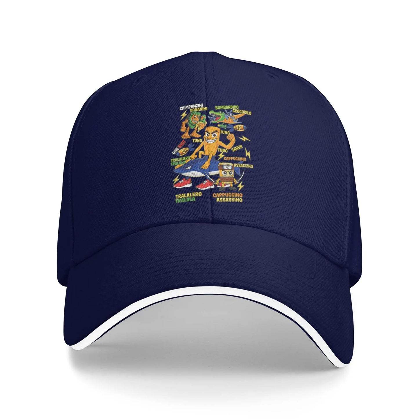 Italian Brainrot Meme Characters Baseball Cap