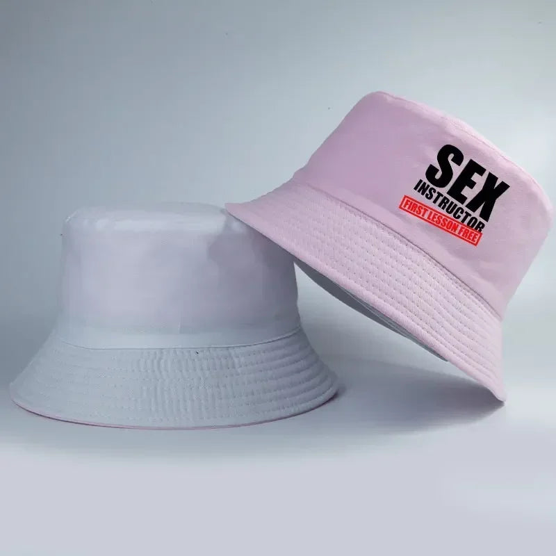 Unisex Reversible Cotton Sun Protection Bucket Hat