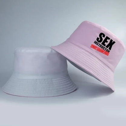 Unisex Reversible Cotton Sun Protection Bucket Hat