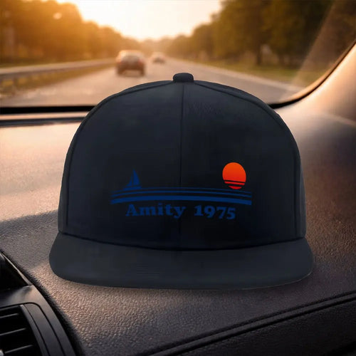 Amity 1975 Flat Brim Snapback Cap
