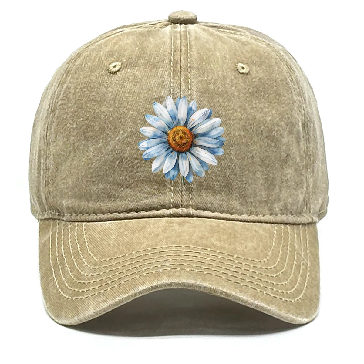 Adjustable Summer Cap For Women Men Flower Baseball Cap