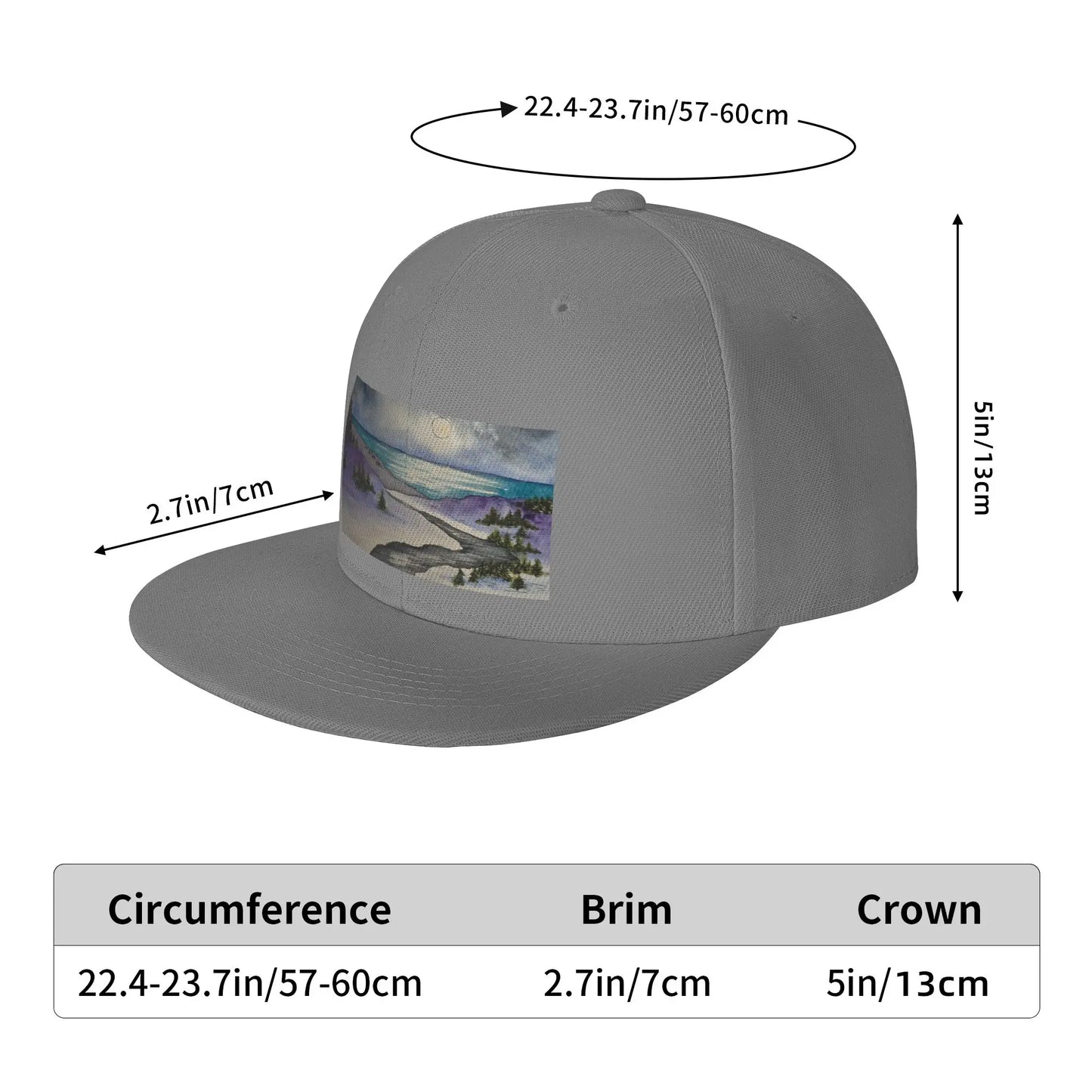 Winter Coastline 2024 Snapback Cap