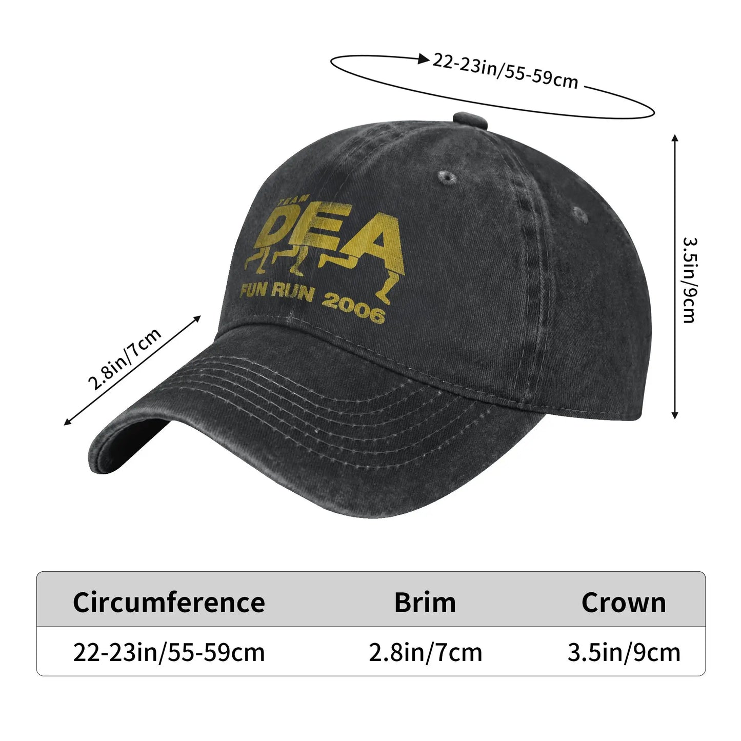 DEA Fun Run 2006 Casual Trucker Baseball Cap