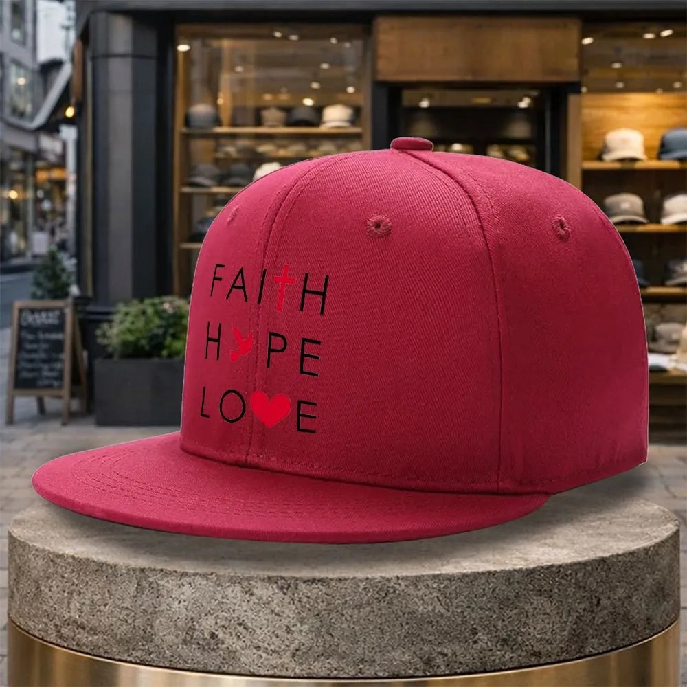Faith Hope Love Snapback Cap