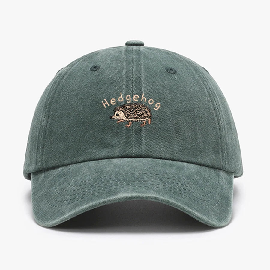 Vintage Embroidered Cotton Trucker Baseball Cap