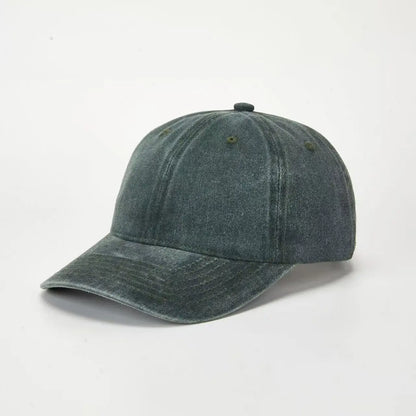 Vintage Washed Cotton Baseball Cap Women Hollow Out Ponytail Hat Outdoor