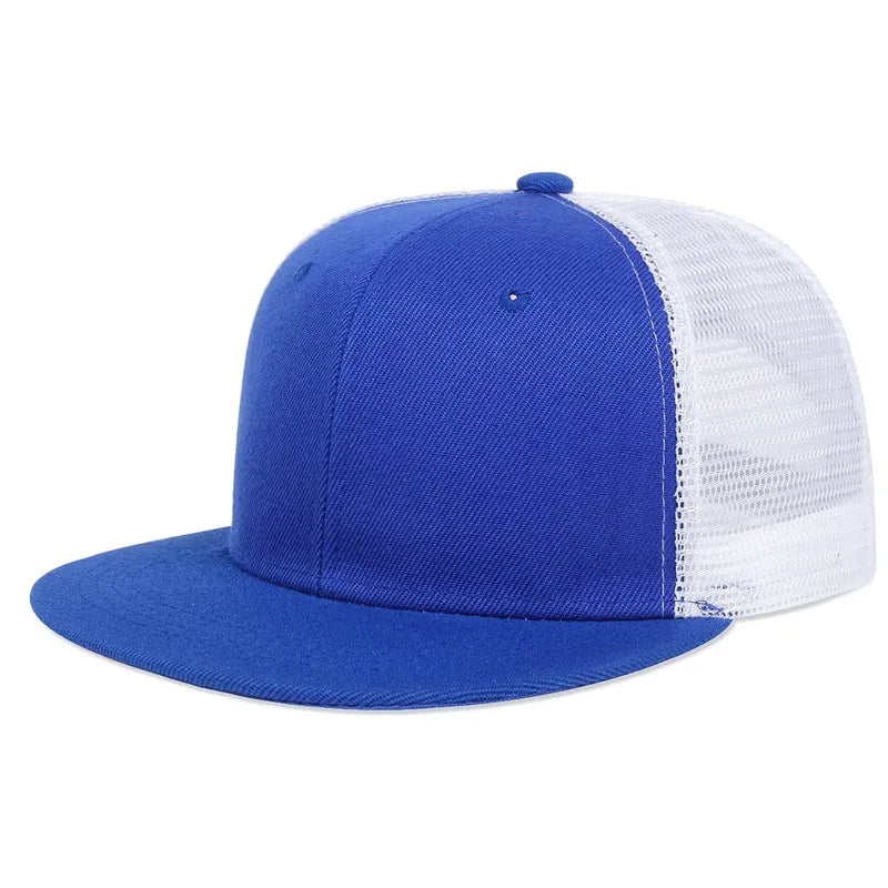 Unisex Minimalist Mesh Hip-Hop Snapback Cap