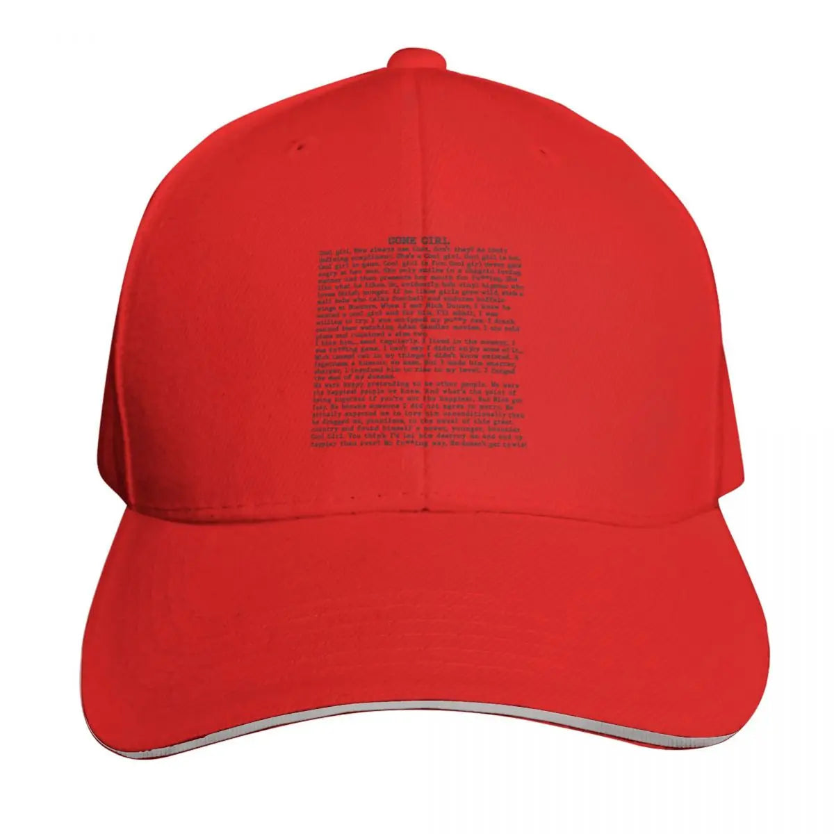 Gone Girl Monologue Classic Fit Baseball Cap