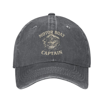 Motor Boat Captain Funny Baseball Cap
