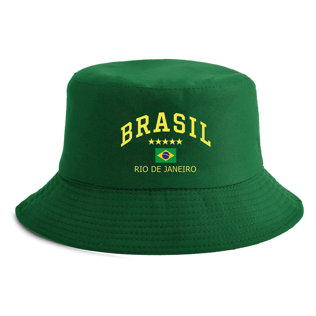 Brasil Rio De Janeiro Flag Bucket Hat