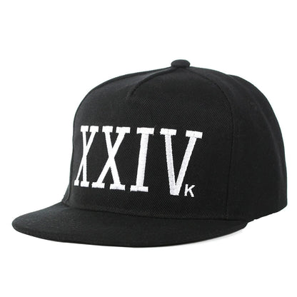 Fashion Letter Prints 24k Magic Gorras K-Pop Cotton Bone Rapper