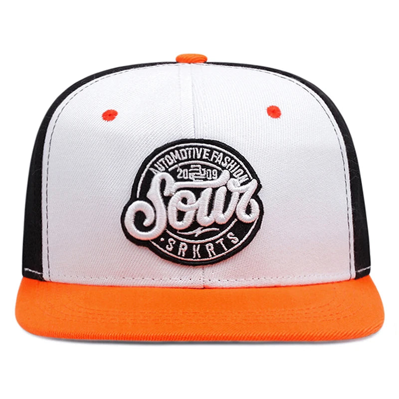 SOWT Embroidered Hip-Hop Skateboarding Snapback Cap