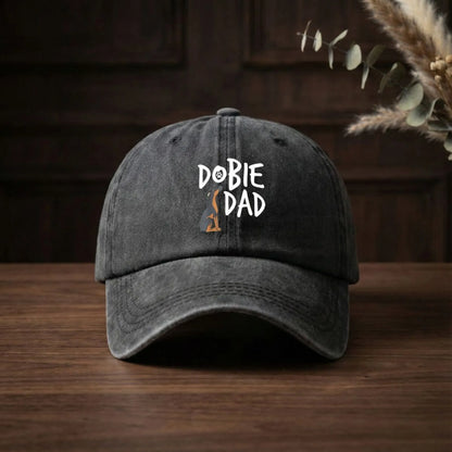 Dobie Dad Washed Baseball Cap