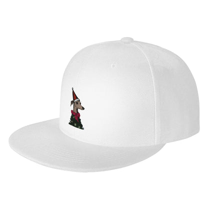 Italian Greyhound Christmas Snapback Cap