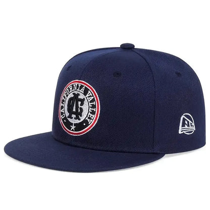 CA Letter Embroidered Snapback Cap