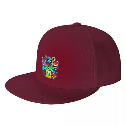 Geometry Dash Gaming Snapback Cap Hat