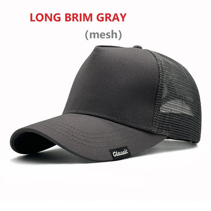 Big Head Man Baseball Caps Summer Mesh Plus