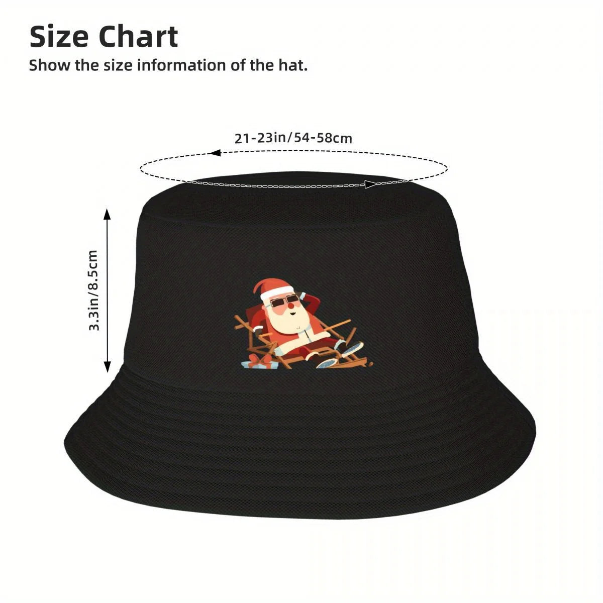 Wrap Yourself In Festive Cheer Christmas Bucket Hat Design
