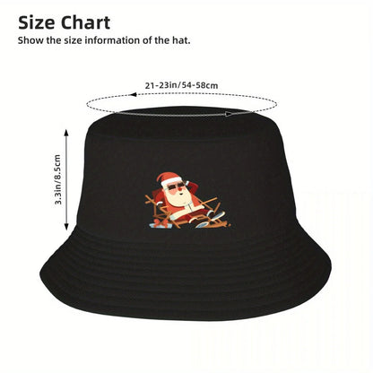 Wrap Yourself In Festive Cheer Christmas Bucket Hat Design
