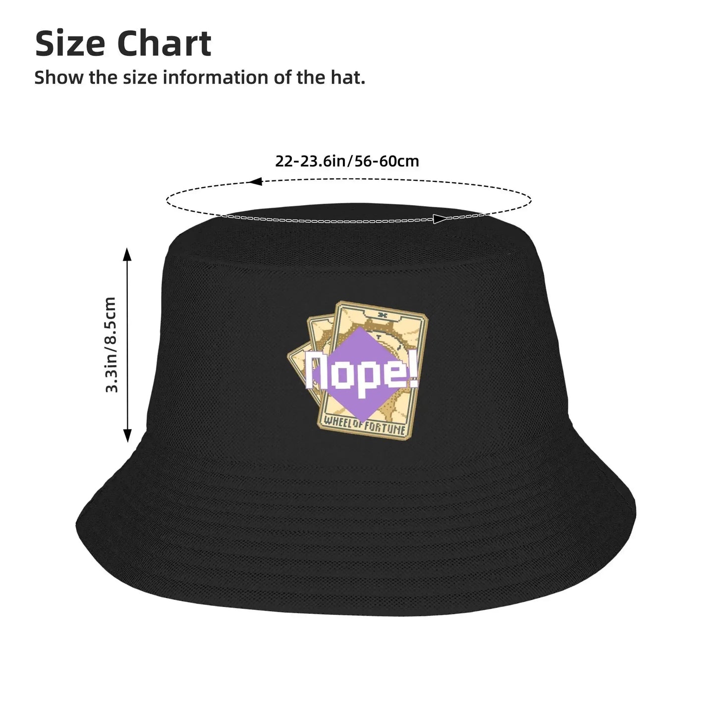 Balatro Nope Reversible Bucket Hat