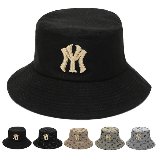 Unisex Letter Embroidery Fisherman Bucket Hats