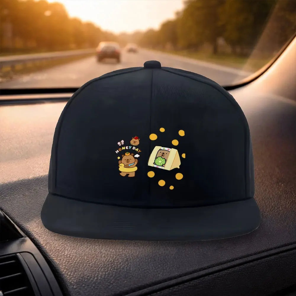 Honey Day Bear Snapback Cap Style