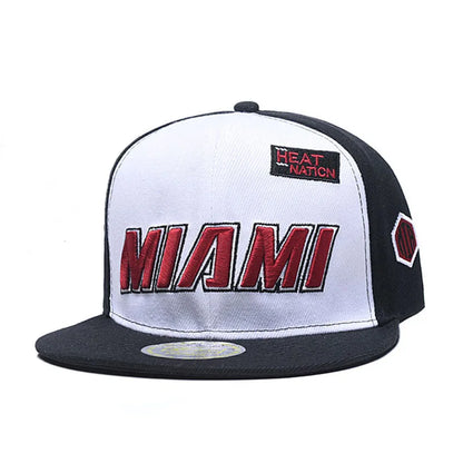 DALLAS Letter D Embroidered Unisex Hip-Hop Snapback Cap