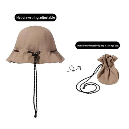 Reversible Double-Sided Summer Sun Protection Bucket Hat