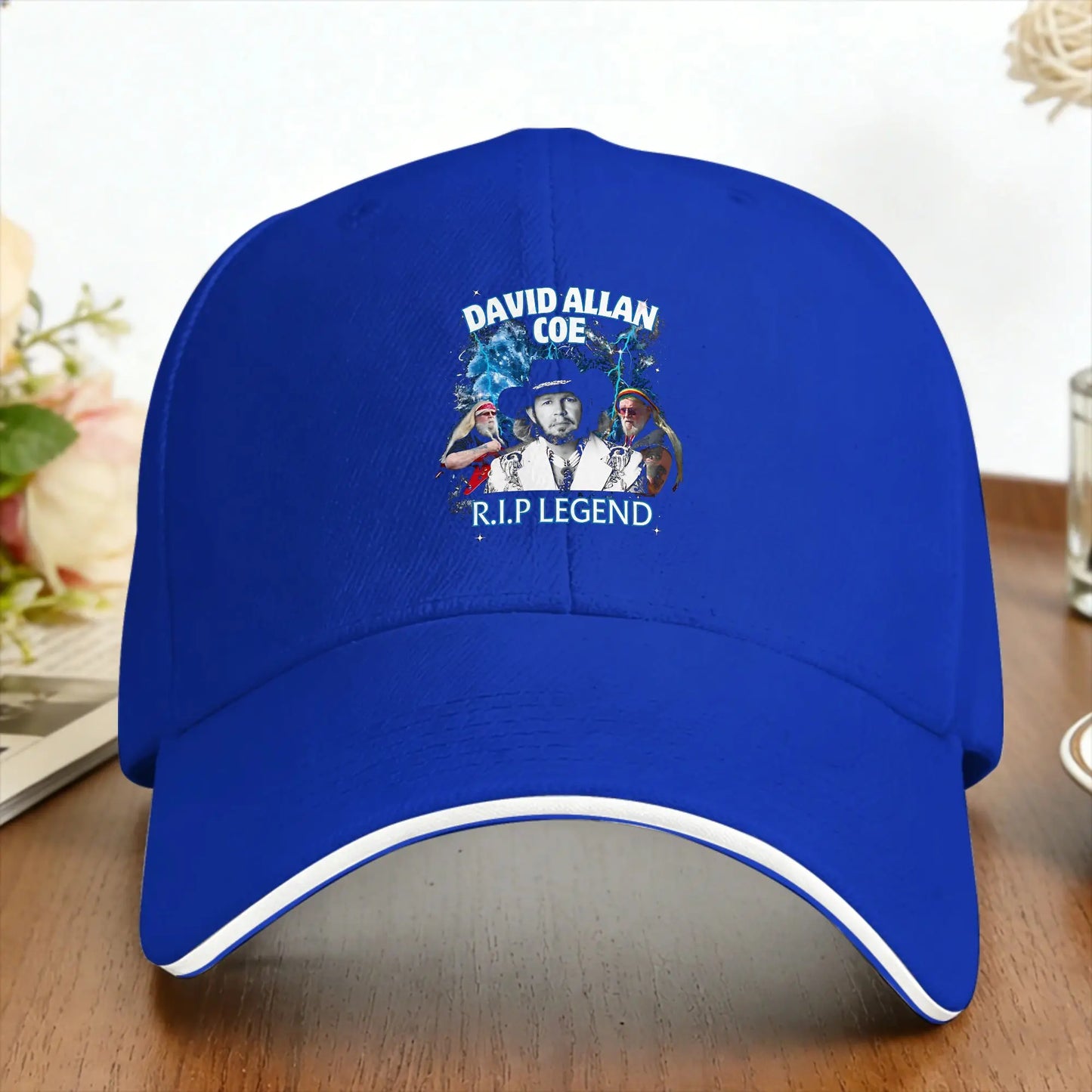 David Allan Coe Memorial Tribute Retro Baseball Cap