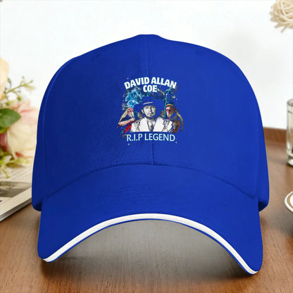 David Allan Coe Memorial Tribute Retro Baseball Cap
