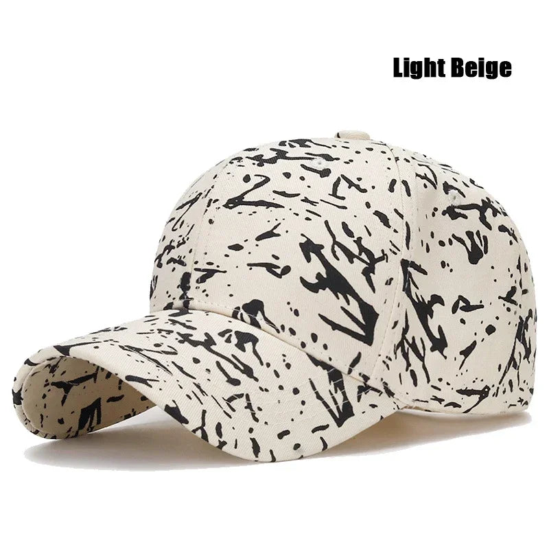 5 Colors New Fashion Youth Unisex Graffiti Style Sunshade Baseball Cap
