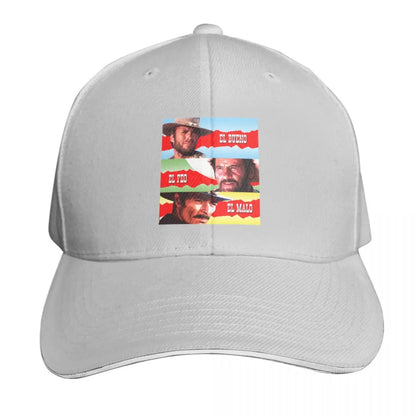 The Good Bad Ugly Faces Graphic Baseball Cap