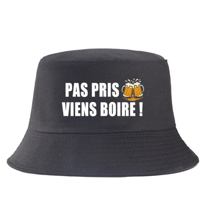 Funny Beer Pas Pris Viens Boire Bucket Hat