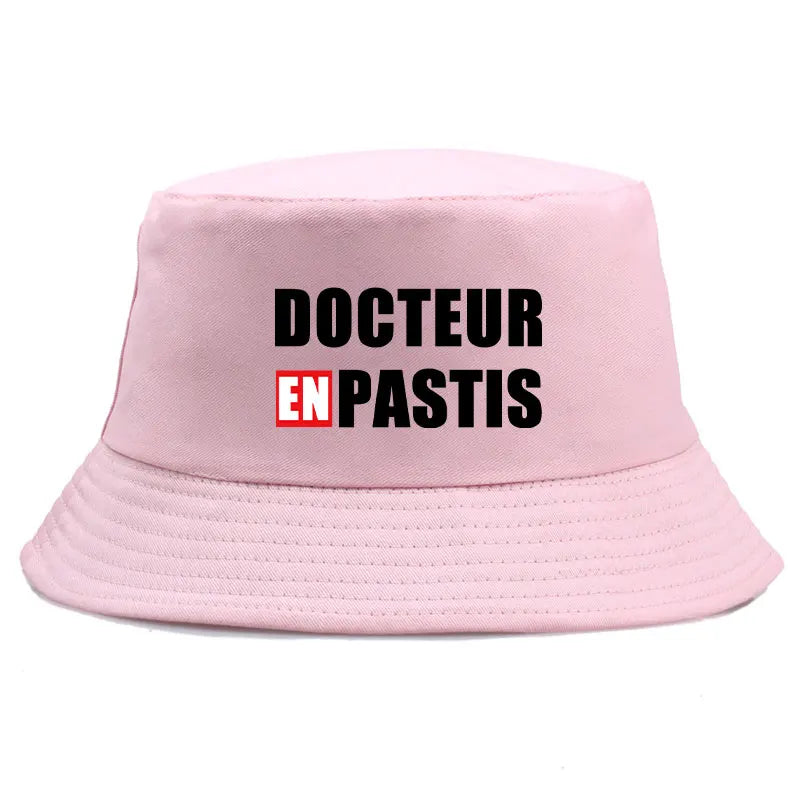 Docteur En Pastis Reversible Funny Bob Bucket Hat