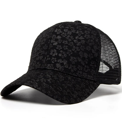 New Print Mesh Caps Fashion Women Baseball Cap
