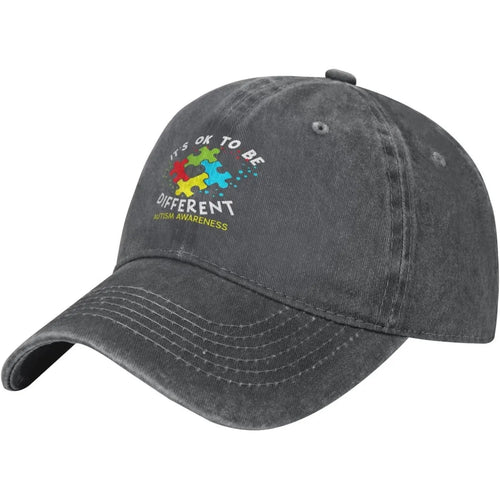 Autism Awareness It's Okay To Be Different Baseball Cap