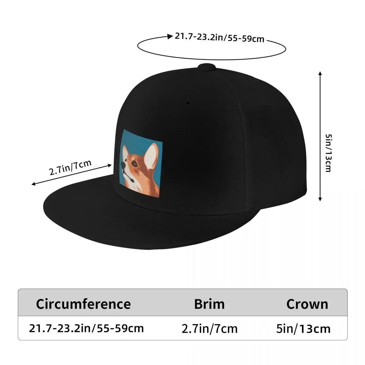 2026 Corgi Fashion Beach Tea Snapback Cap
