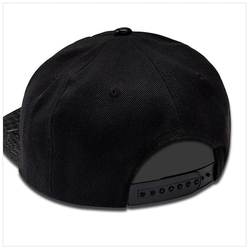 Men Women Summer Sport Sunscreen Hip Hop Punk Adjustable Cotton Flat Hat Size 56-63cm