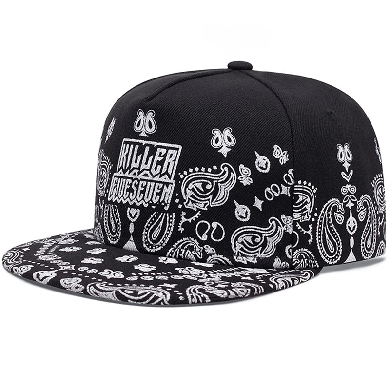 West Coast Floral Hip Hop Snapback Cap