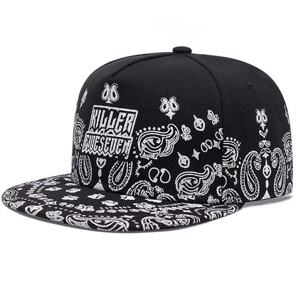 West Coast Floral Hip Hop Snapback Cap