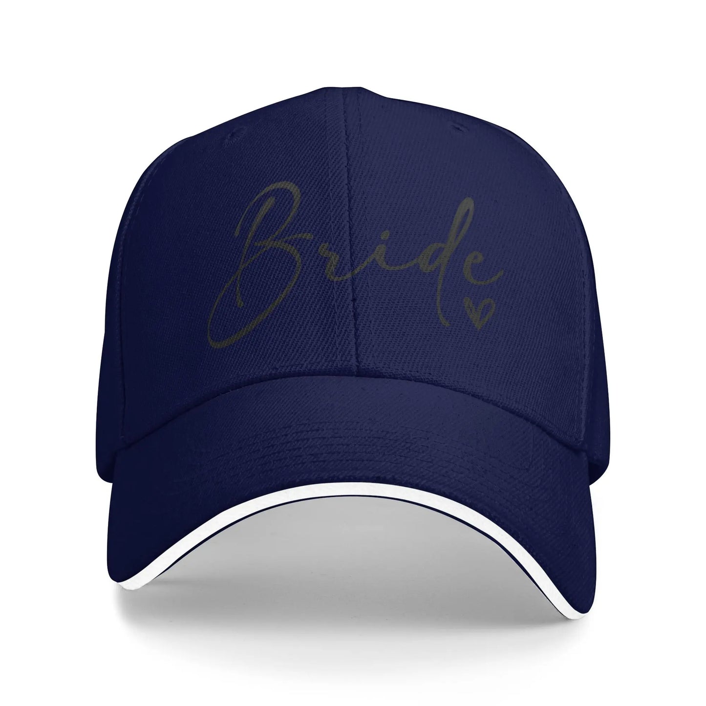Bride Hearts Wedding Party Baseball Cap