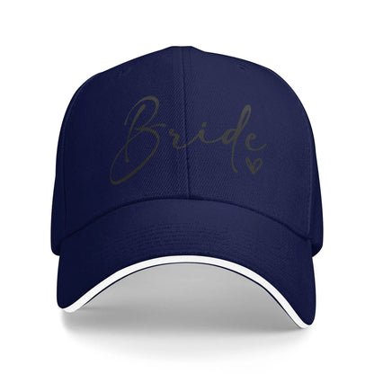 Bride Hearts Wedding Party Baseball Cap