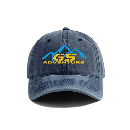 GS Adventure Baseball Caps Distressed Hats Cap Men Women Retro Outdoor Summer Adjustable Hats Leisure Outdoor Sun Protection